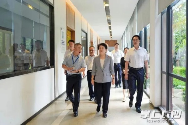 湖南省委常委、長沙市委書記吳桂英調(diào)研中偉