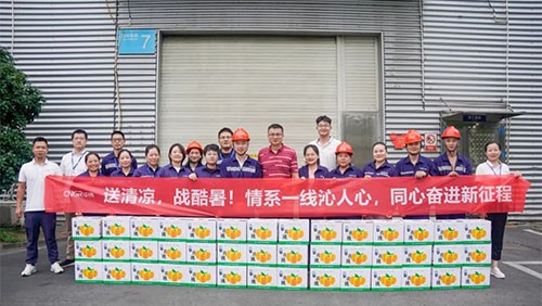 科學防暑 不懼“烤”驗 | 中偉為員工送去清涼，守護熱浪下的初心